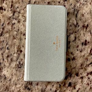 Iphone X Mint Green Kate Spade wallet phone case